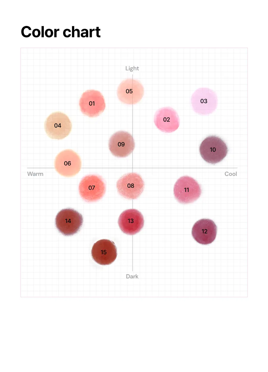 [슬기PICK] 오아드 실버퍼스 무스크림 립앤치크 15colors 상세페이지 28